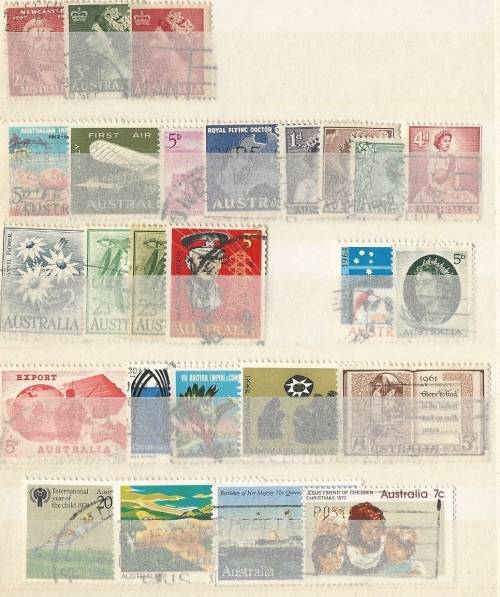 Selection of Australian Stamps