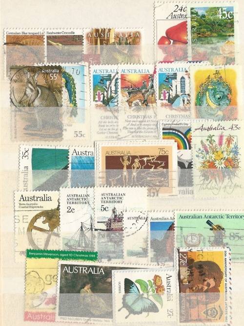 Selection of Australian Stamps