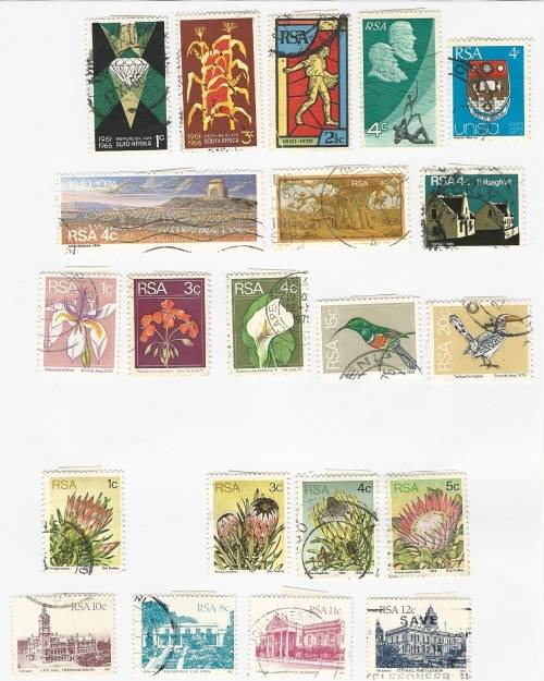 Selection of South African Stamps