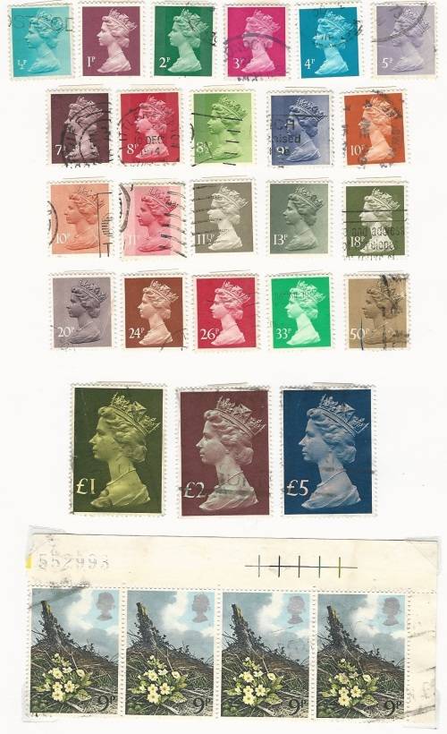 Selection of British Stamps