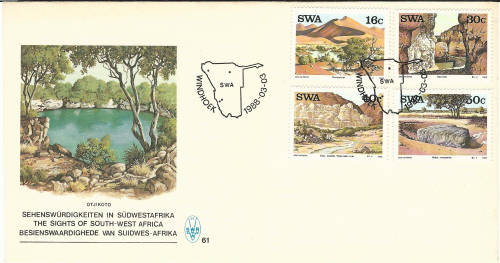 SWA First Day Cover as per scans