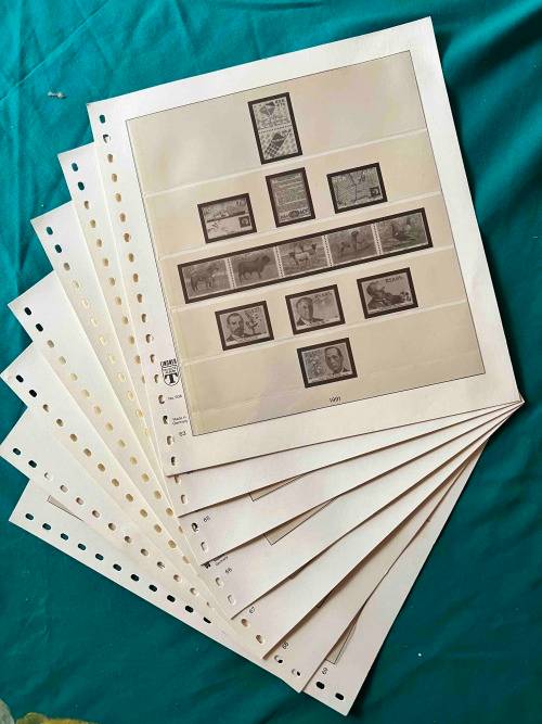 South Africa Preprinted Lindner Pages, Format: 272 X 296 Mm With 18-Ring Perforation, pages 63 - 69