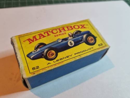 Matchbox #52 BRM Racing car with original box