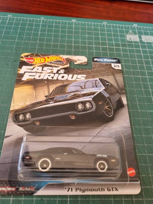 Hot Wheels Premium Fast & Furious 71 Plymouth GTX