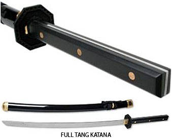 SAMURAI KATANA *GOLD SEN WUU* with FULL TANG  *****SHARP*****