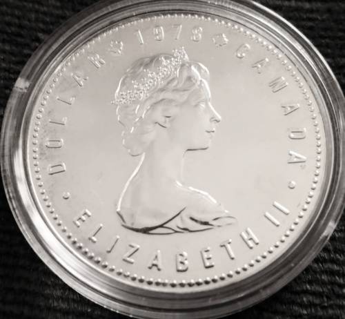 Canada Silver $1 - 1978 Commonwealth Games, Edmonton.