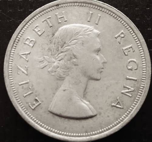 1953 Silver Five Shillings