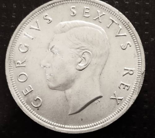 1952 Silver Five Shillings