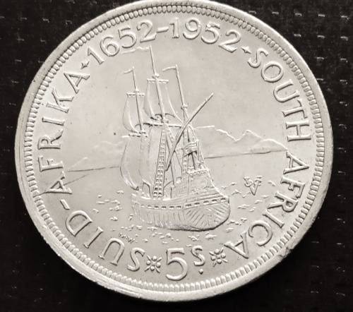 1952 Silver Five Shillings