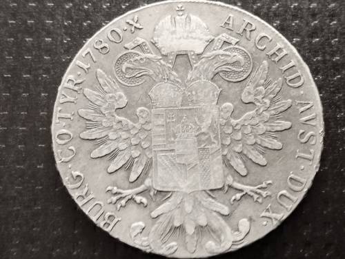 1780 Silver Maria Theresia Thaler