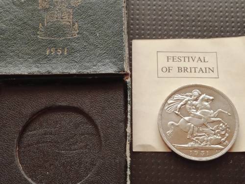 1951 UK proof-like Festival of Britain 5' Crown