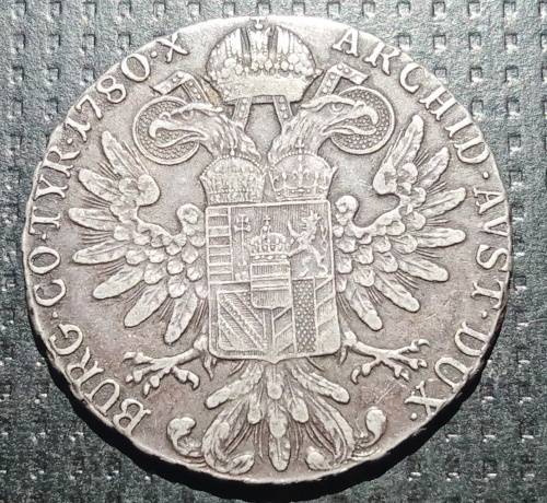 1780 Silver Maria Theresia Thaler