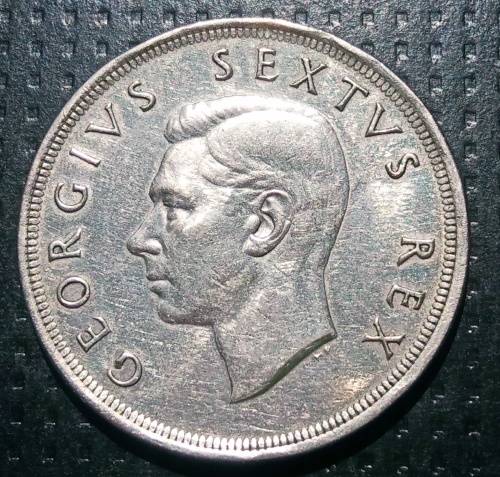 1952 Union Silver Five Shillings