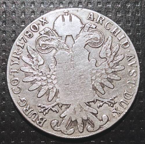 1780 Silver Maria Theresia Thaler