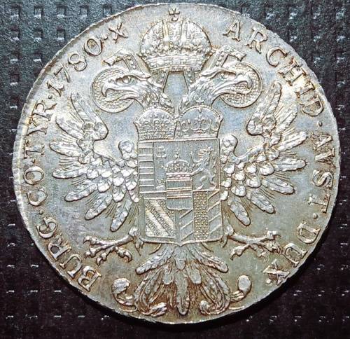 1780 Silver Maria Theresia Thaler