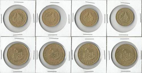 Bargain South Africa ful set 1961 to 1964 penny and half penny set