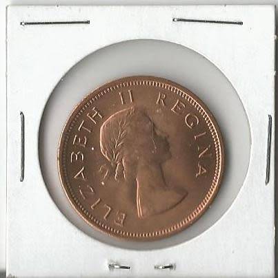 Less than R50 South Africa  1960 UNC Penny