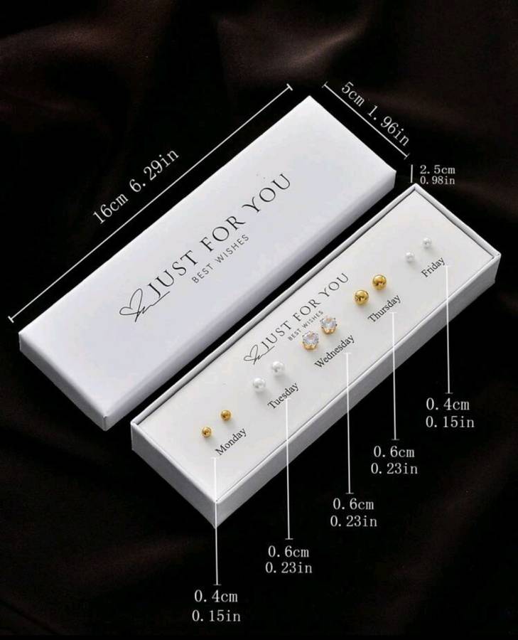 WOMEN EARRINGS WITH BOX