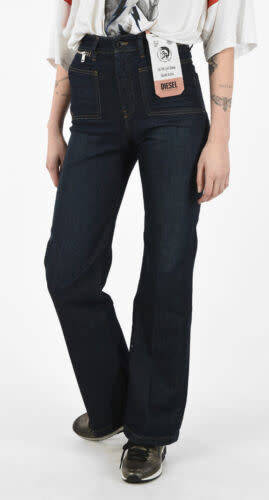 Diesel High-Waist D-Pending Palazzo Jean