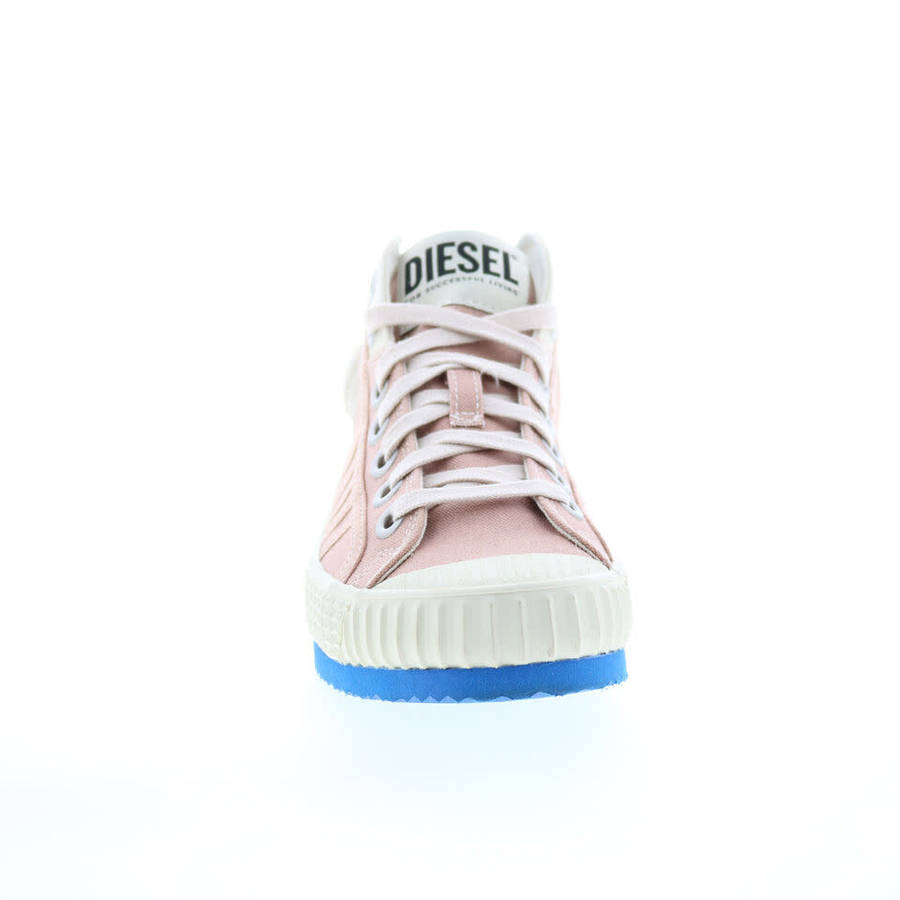 Diesel High-Top Sneakers in Canvas S-Yuk MC W-Pink