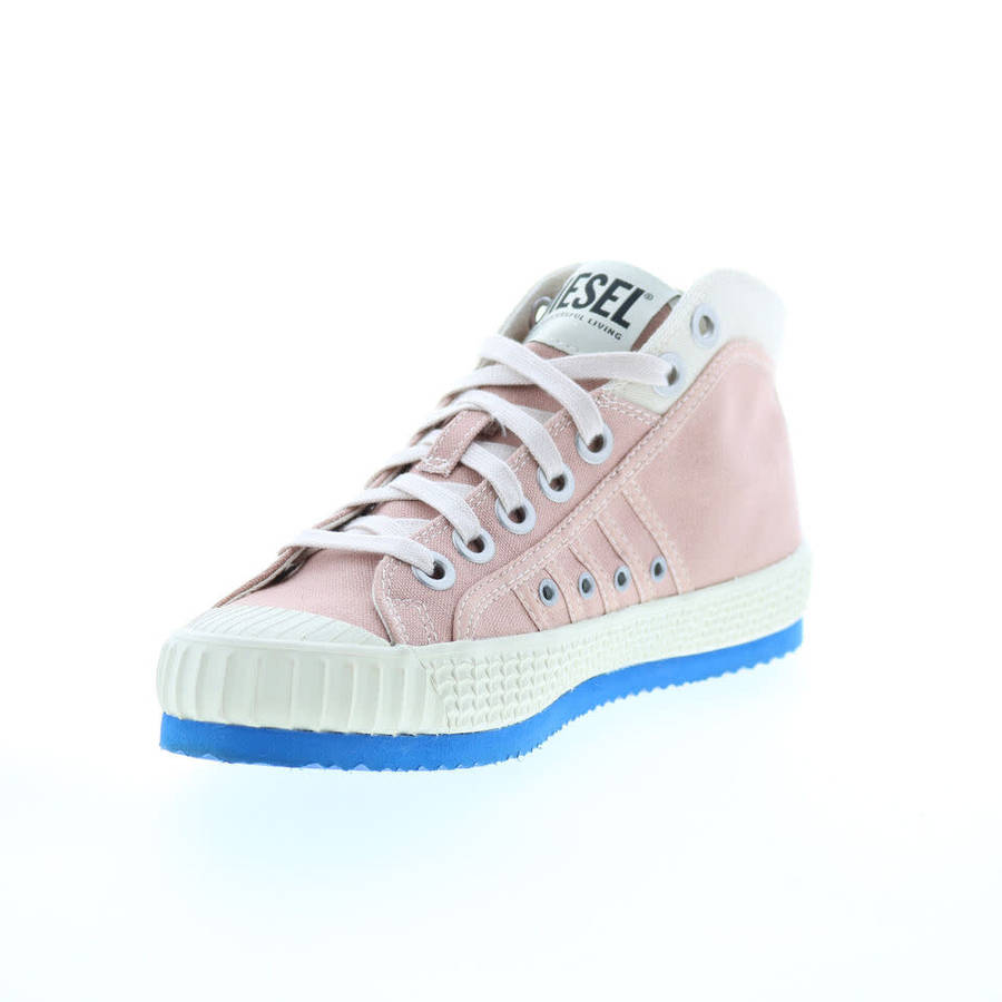 Diesel High-Top Sneakers in Canvas S-Yuk MC W-Pink