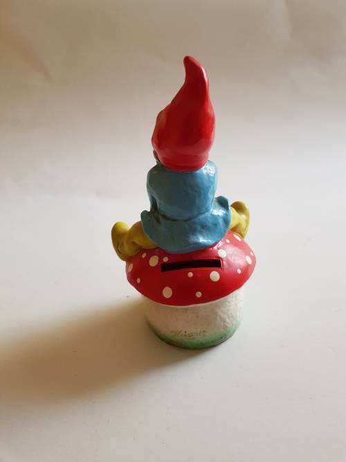 Vintage Heissner Gnome Saving Bank, West Germany