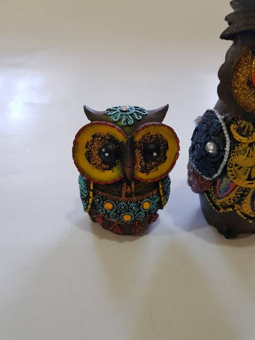 Pair of Decorative Owls
