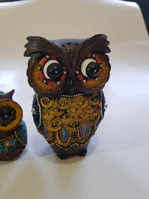 Pair of Decorative Owls