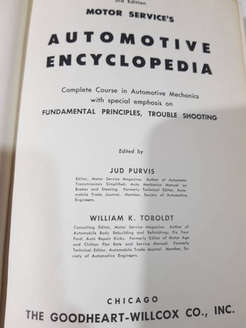 Motor Service`s Automotive Encyclopedia