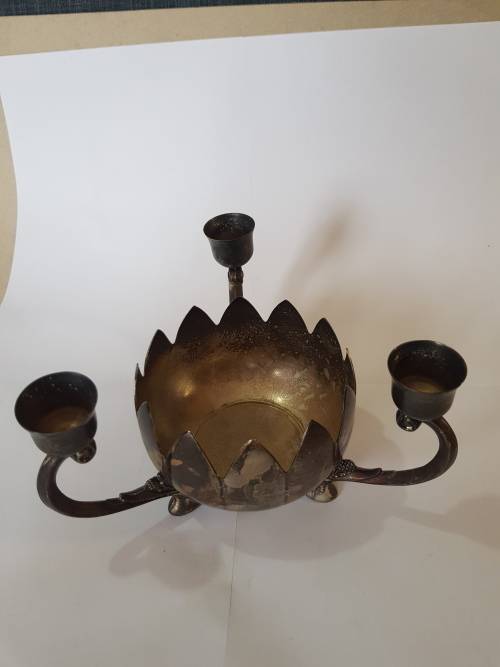 Vintage Metal Candle Holder