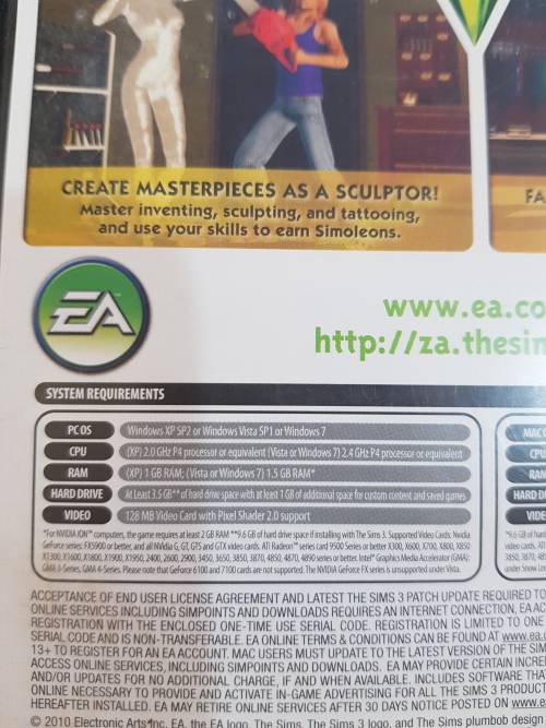 The Sims 3, Ambitions Expansion Pack, PC DVD/Mac