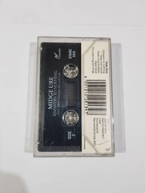 Midge Ure, Answers to Nothing, Cassette