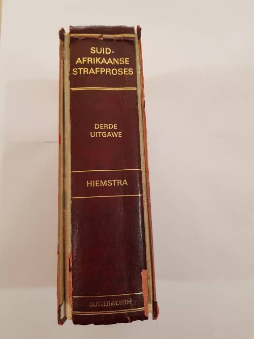 Suid-Afrikaanse Strafproses, Derde Uitgawe deur V.G. Hiemstra, 1981