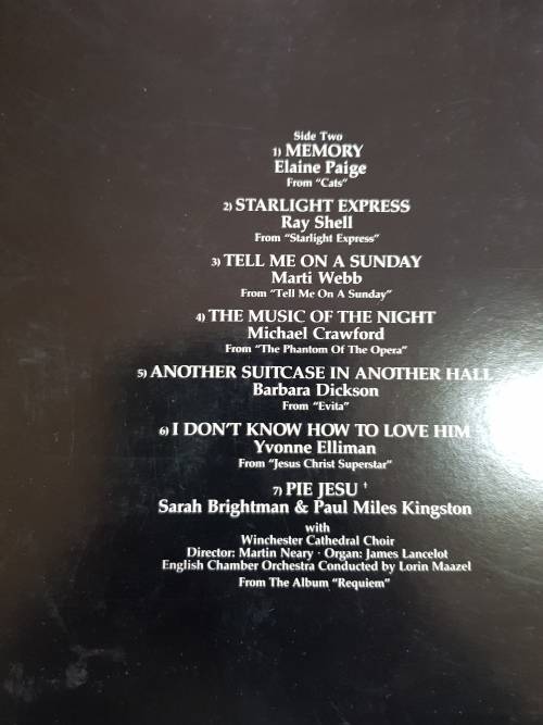 Andrew Lloyd Webber, The Premier Collection LP, VG+