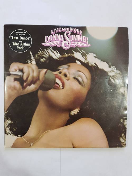 Donna Summer, Live and More Double LP, VG