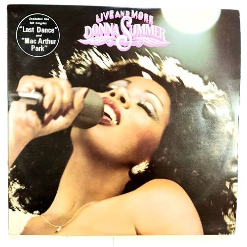 Donna Summer, Live and More Double LP, VG