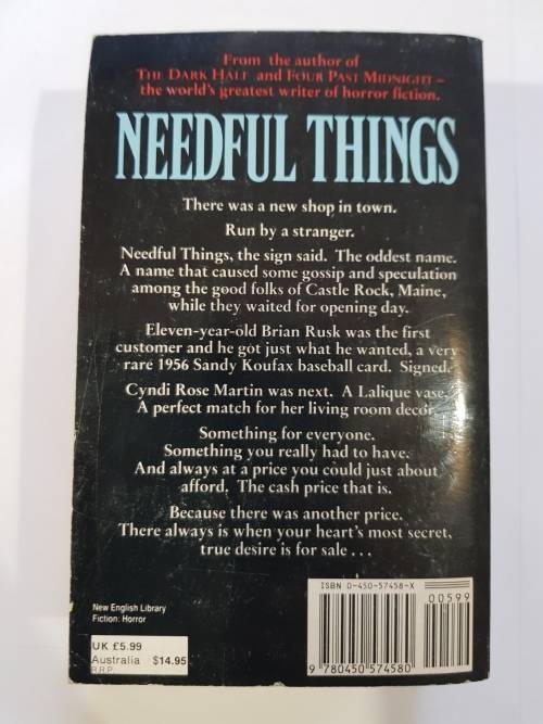 Needful Things by Stephen King