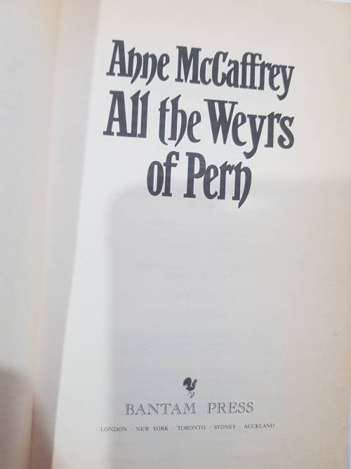 All The Weyrs of Perth by Anne McAffrey