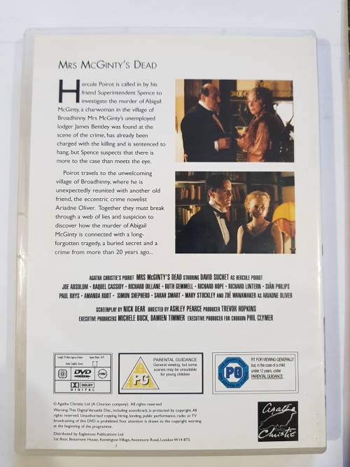 Agatha Christie Film Collection, Mrs McGinty`s Dead DVD + magazine, No. 3