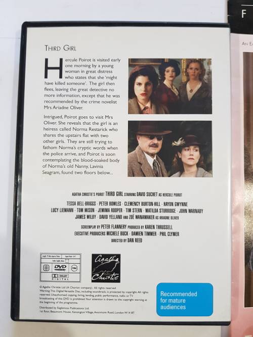 Agatha Christie Film Collection, Third Girl DVD + magazine, No. 7