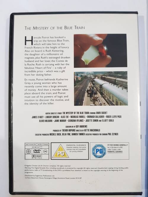 Agatha Christie Film Collection, The Mystery of the Blue Train DVD + magazine, No. 12