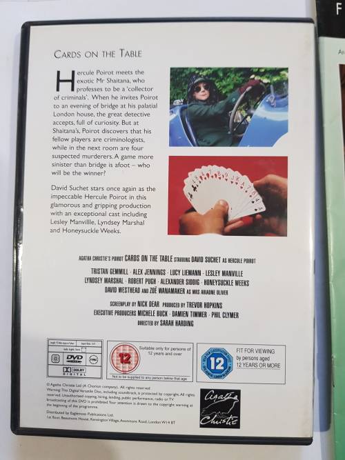 Agatha Christie Film Collection, Cards on the Table DVD + magazine, No. 15