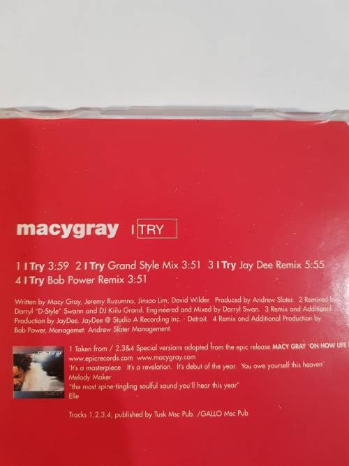 Macy Gray, I Try, CD Single