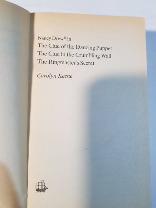 Nancy Drew by Carolyn Keene, Three Books In One