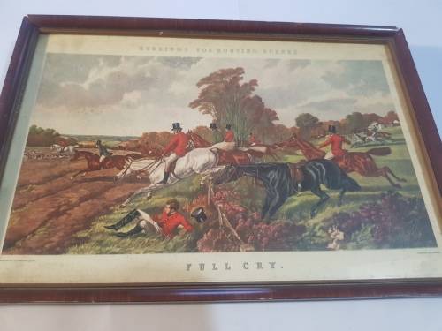 Herring`s Fox Hunting Scenes, Full Cry, Print
