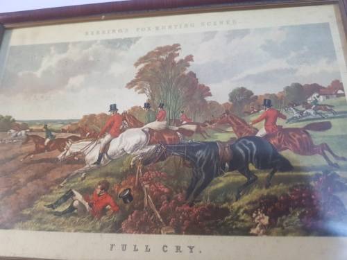 Herring`s Fox Hunting Scenes, Full Cry, Print