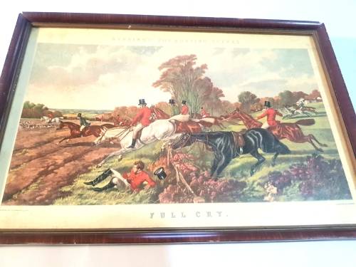 Herring`s Fox Hunting Scenes, Full Cry, Print