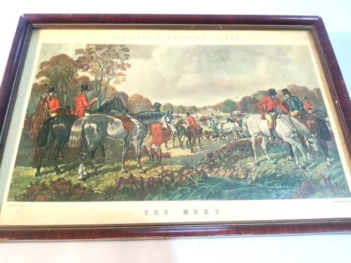 Herring`s Fox Hunting Scenes, The Meet, Print