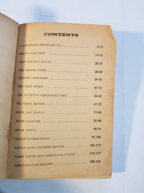 Dennis The Menace, Jangle Bells No, 10, 1971 booklet