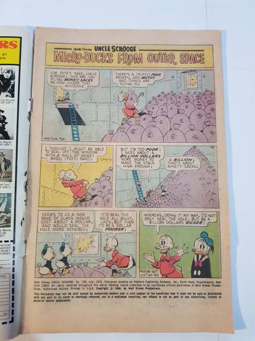 Uncle Scrooge, Micro-Ducks From Outer Space, No. 130, 1976